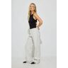 Garage Ellis Slouchy Pant Cement Grey 00 Women