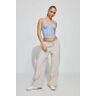 Garage Linen Pull On Pant Silver Cloud Beige M Women