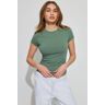 Garage Estelle Longline Tee Ocean Green XS Women