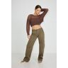 Garage Chicago Low Rise Cargo Pant Army Green 0 Women