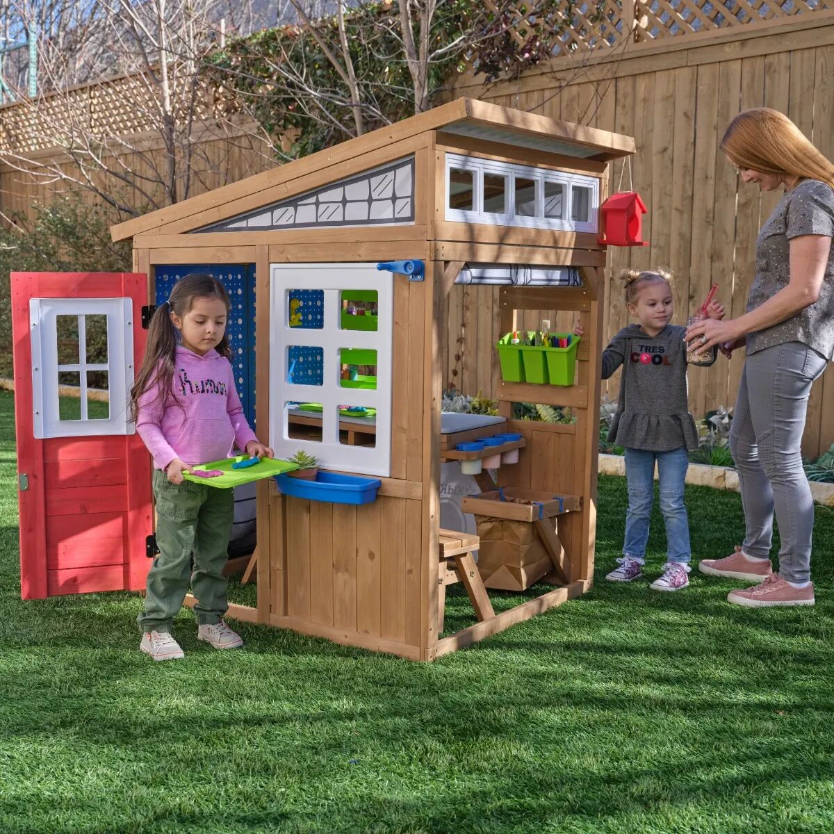 Kidkraft Hobby Workshop Wooden Playhouse, Outdoor