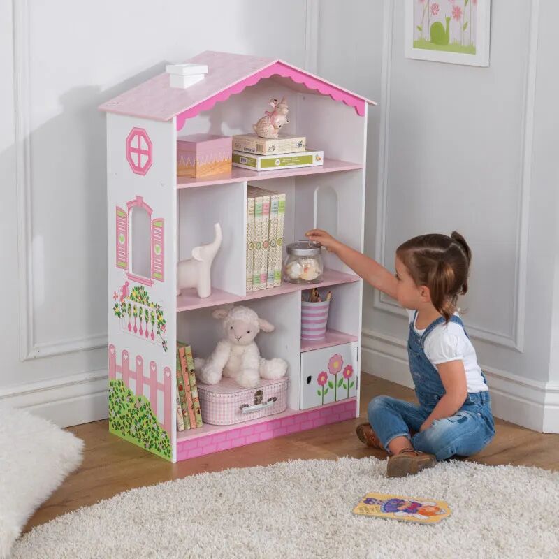 Kidkraft Dollhouse Cottage Bookcase, Kids Furniture   Durability