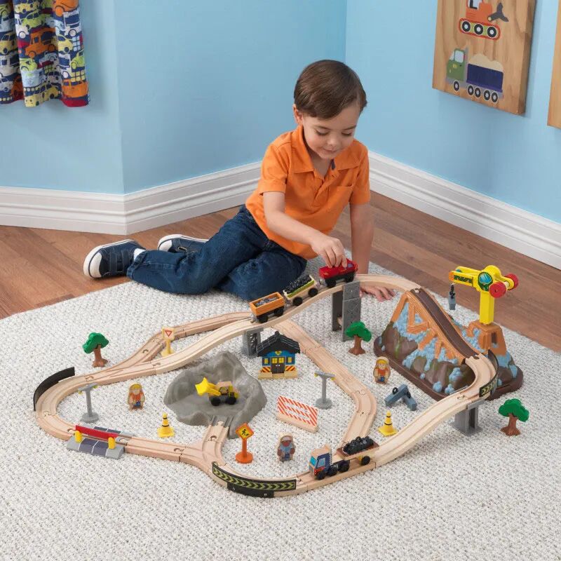 Kids Kidkraft Bucket Top Construction Train Set