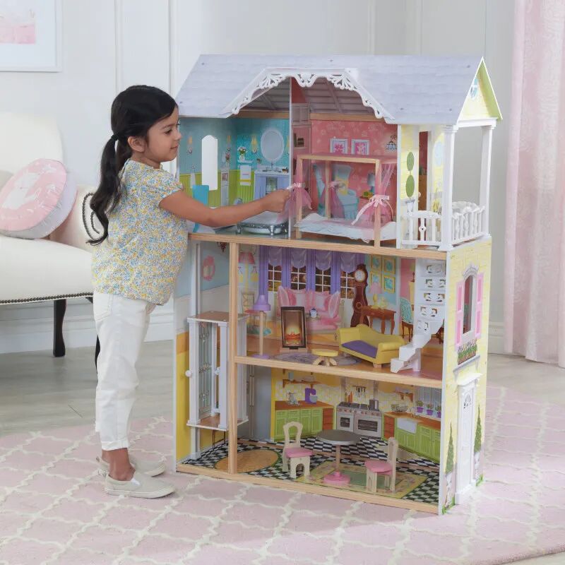 Kidkraft Kids Kidkraft Kaylee Dollhouse   Sturdy Wood Construction