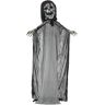 Outsunny Creepy Halloween Skeleton Witch Decoration Animated Prop with Light Up Eyes and Chest Howling Chain Sound   Aosom.com