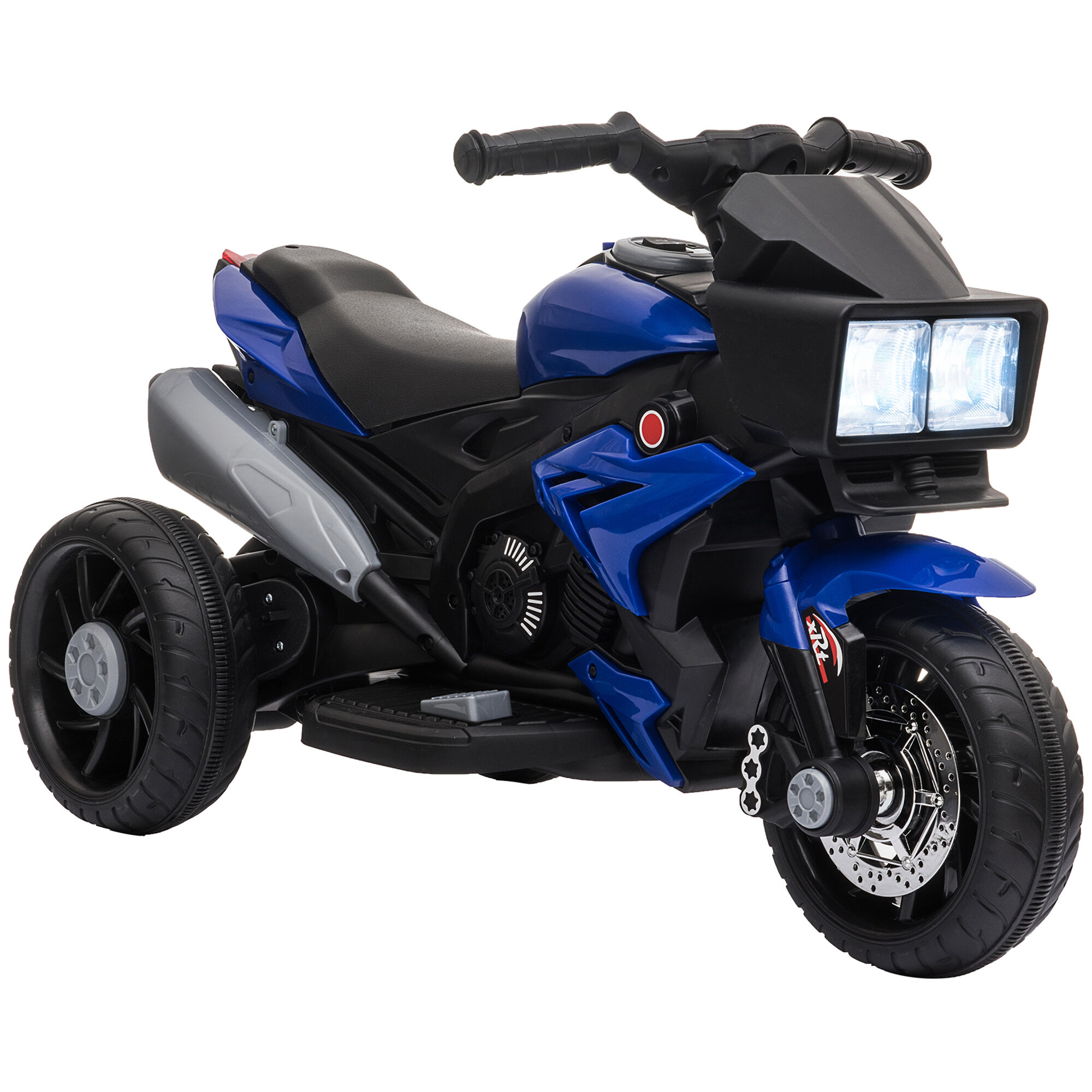 Aosom Electric Motorbike for Kids 6V Ride-On Motorcycle Toy with Music Horn Headlights Blue   Aosom.com