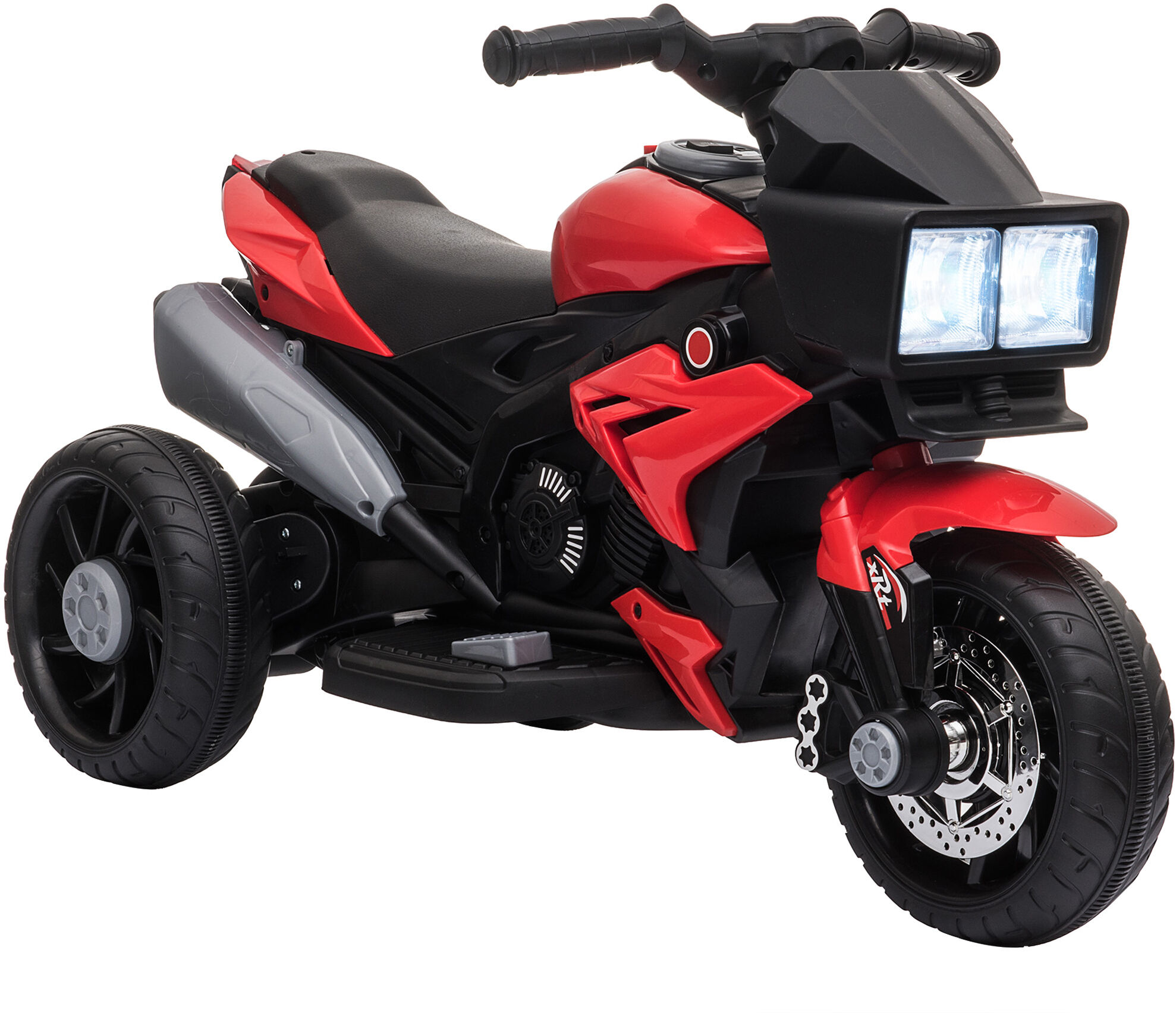 Aosom Red 6V Kids Electric Motorcycle Ride-On Dirt Bike Toy with Music Horn Headlights   Aosom.com