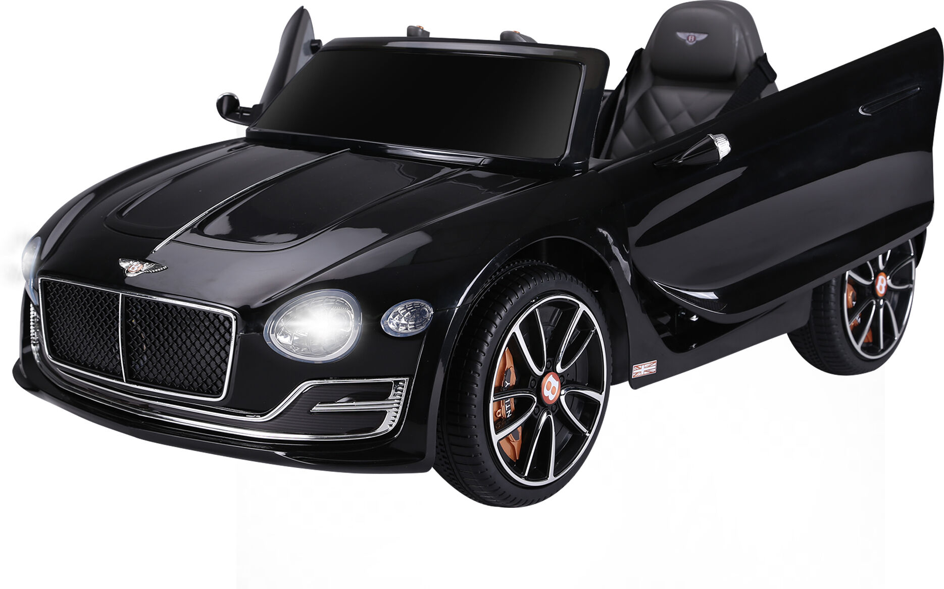 Aosom Licensed Bentley GT 12V Electric Toy Car Black with Parent Remote Control   Aosom.com Luxury Play Vehicles