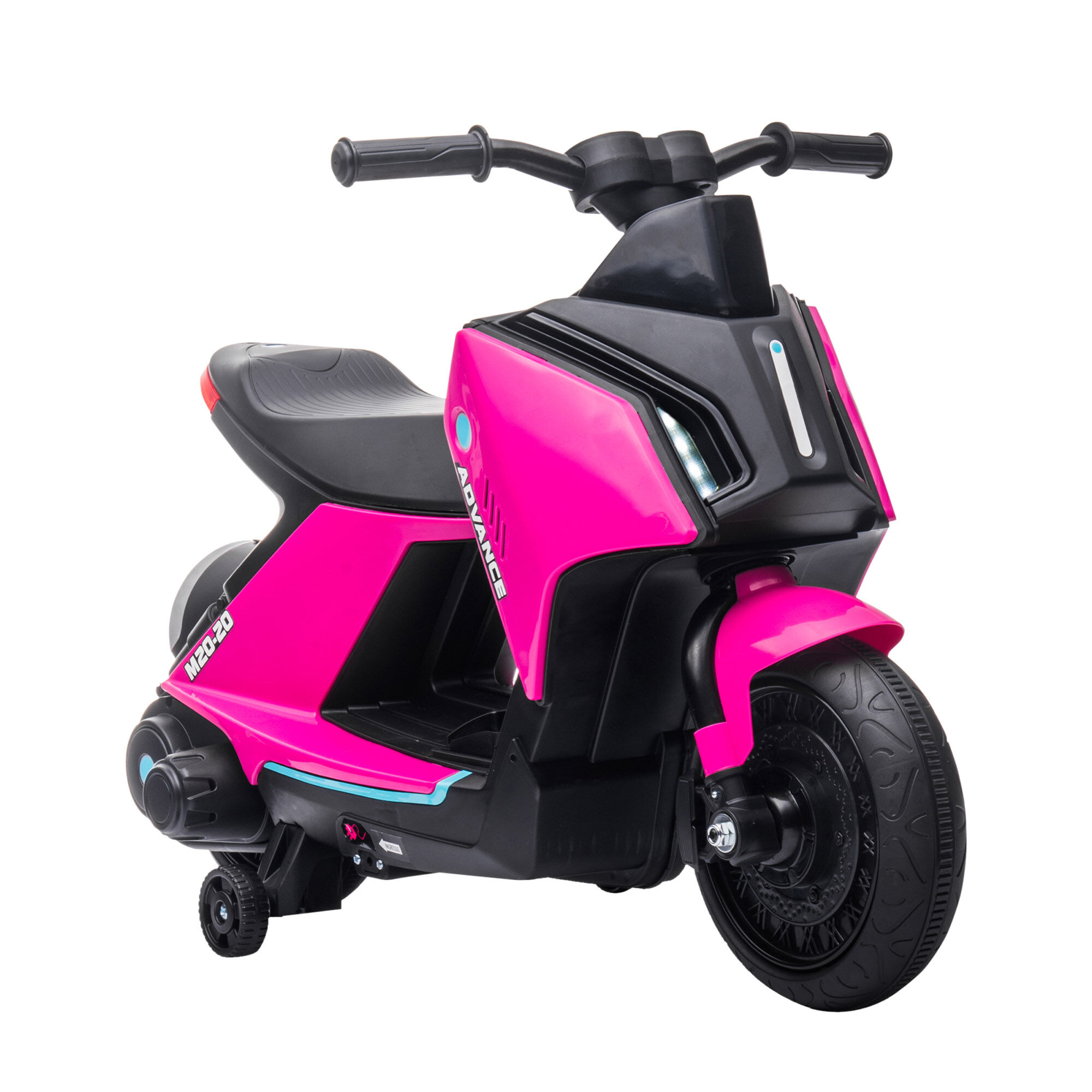 Aosom Electric Motorcycle for Kids 6V Battery-Powered Dirt Bike Ride-On Toy with Music and Headlights Pink   Aosom.com