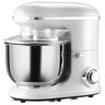 HOMCOM Stand Mixer with 6+1P Speed, 600W Tilt Head Kitchen Electric Mixer with 6 Qt Stainless Steel Mixing Bowl, Beater, Dough Hook and Splash Guard