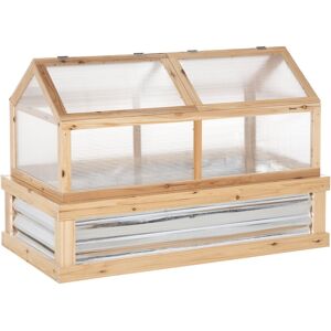 Outsunny 48" x 24" x 32" Elevated Planting Beds with Wooden Cold Frame Wood Raised Flower Beds Natural Aosom.com Outsunny 48" x 24" x 32" Elevated Planting Beds with Wooden Cold Frame Wood Raised Flower Beds Natural Aosom.com