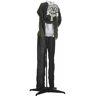 Outsunny Animated Talking Skeleton Ghost Halloween Prop Motion Activated Laughter Creepy Decor   Aosom.com