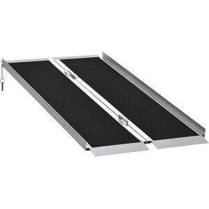 HOMCOM 5ft Aluminum Wheelchair Ramp, Folding, Non-Slip, 600lbs Capacity, for Stairs, Doorways Aosom.com HOMCOM 5ft Aluminum Wheelchair Ramp, Folding, Non-Slip, 600lbs Capacity, for Stairs, Doorways Aosom.com