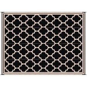 Outsunny 9x12 Reversible Folding Outdoor Rug, Durable for Camping Deck Beach, Black Reversible Rug with 4 Straps Aosom.com Outsunny 9x12 Reversible Folding Outdoor Rug, Durable for Camping Deck Beach, Black Reversible Rug with 4 Straps Aosom.com
