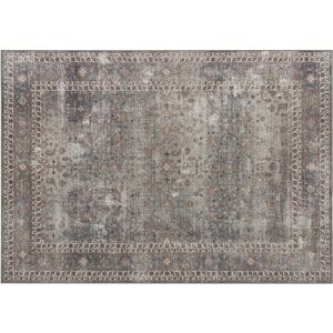 HOMCOM Machine Washable Area Rug 8x10, Non-Slip Traditional Floor Cover Foldable Carpet for Living Room, Bedroom, Mixed-Brown HOMCOM Machine Washable Area Rug 8x10, Non-Slip Traditional Floor Cover Foldable Carpet for Living Room, Bedroom, Mixed-Brown