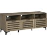 HOMCOM Entertainment Center TV Stand for 65 TVs with Drawer Doors Storage Shelves for Living Room Bedroom Gray   Aosom.com