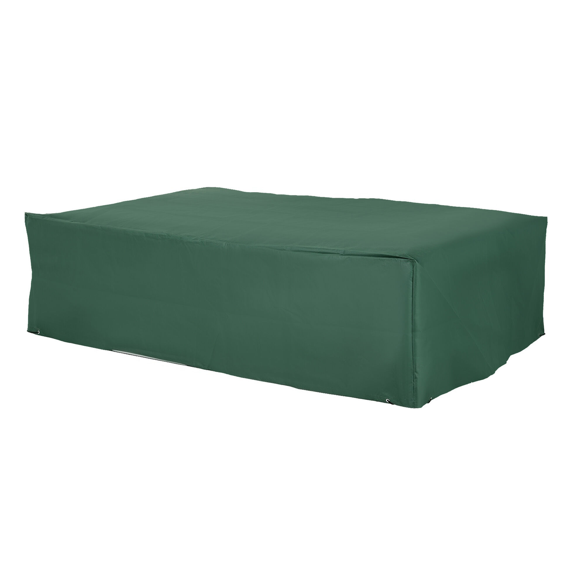 Outsunny 97"L x 65"W x 26"H Patio Sectional Lounge Set Furniture Sofa Cover, Heavy Duty Waterproof Outdoor Chair Cover, Dark Green