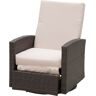 Outsunny Patio Lounge Chair Recliner with Footrest Comfortable Outdoor Seating   Aosom.com