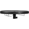 Outsunny Beach Umbrella Table Tray with Cup & Wine Glass Holder Black Foldable Towel Rack   Aosom.com