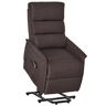HOMCOM Electric Power Lift Recliner Chair Sofa with Massage & Vibration for Living Room Bedroom Office, Brown