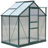 Outsunny 6’L x 4’W 7’H Portable Walk-In / Garden polycarbonate walk-in greenhouse