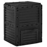 Outsunny Outdoor Compost Bin 80 Gallon Large Capacity Garden Composter for Fast Soil Fertilization Easy Assembly Black   Aosom.com