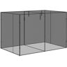 Outsunny 10 x 6.5ft Tall Crop Cage, Plant Protection Tents, with Two Zippered Doors, Storage Bag, for Garden, Yard, Lawn