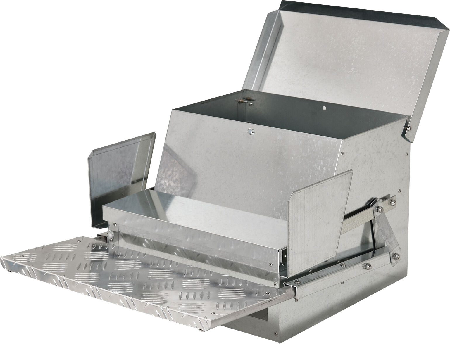 PawHut 30 lbs Capacity Automatic Chicken Feeder with Galvanized Steel