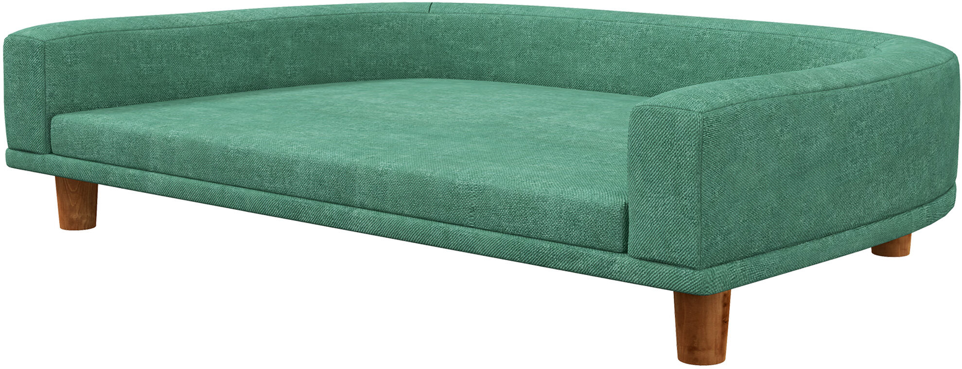 PawHut Dog Sofa Bed Large Pet Couch Washable Cushion Green for Dogs Cats Comfortable   Aosom.com