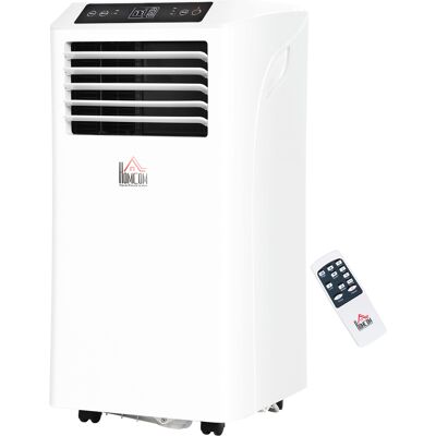 HOMCOM 8000 BTU Portable Air Conditioner, Built-in Cool, Dehumidifier, Fan Modes, with Remote Controller, LED Display, White Aosom.com HOMCOM 8000 BTU Portable Air Conditioner, Built-in Cool, Dehumidifier, Fan Modes, with Remote Controller, LED Display, White Aosom.com
