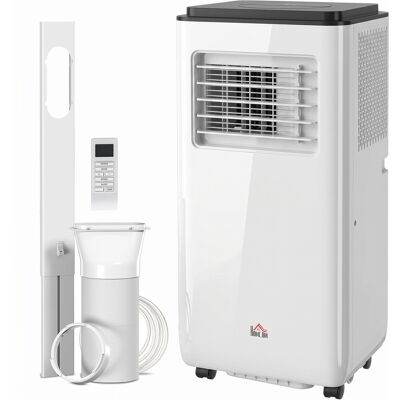 HOMCOM 10000 BTU Portable Air Conditioner for 440 Sq Ft, Efficient Cooling, Dehumidifier, Fan, 24H Timer, White Aosom.com HOMCOM 10000 BTU Portable Air Conditioner for 440 Sq Ft, Efficient Cooling, Dehumidifier, Fan, 24H Timer, White Aosom.com