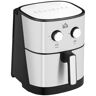 HOMCOM Air Fryer Oven 1700W 6.9 Quart, 360° Circulation, Adjustable Timer for Healthy Cooking, Black   Aosom.com