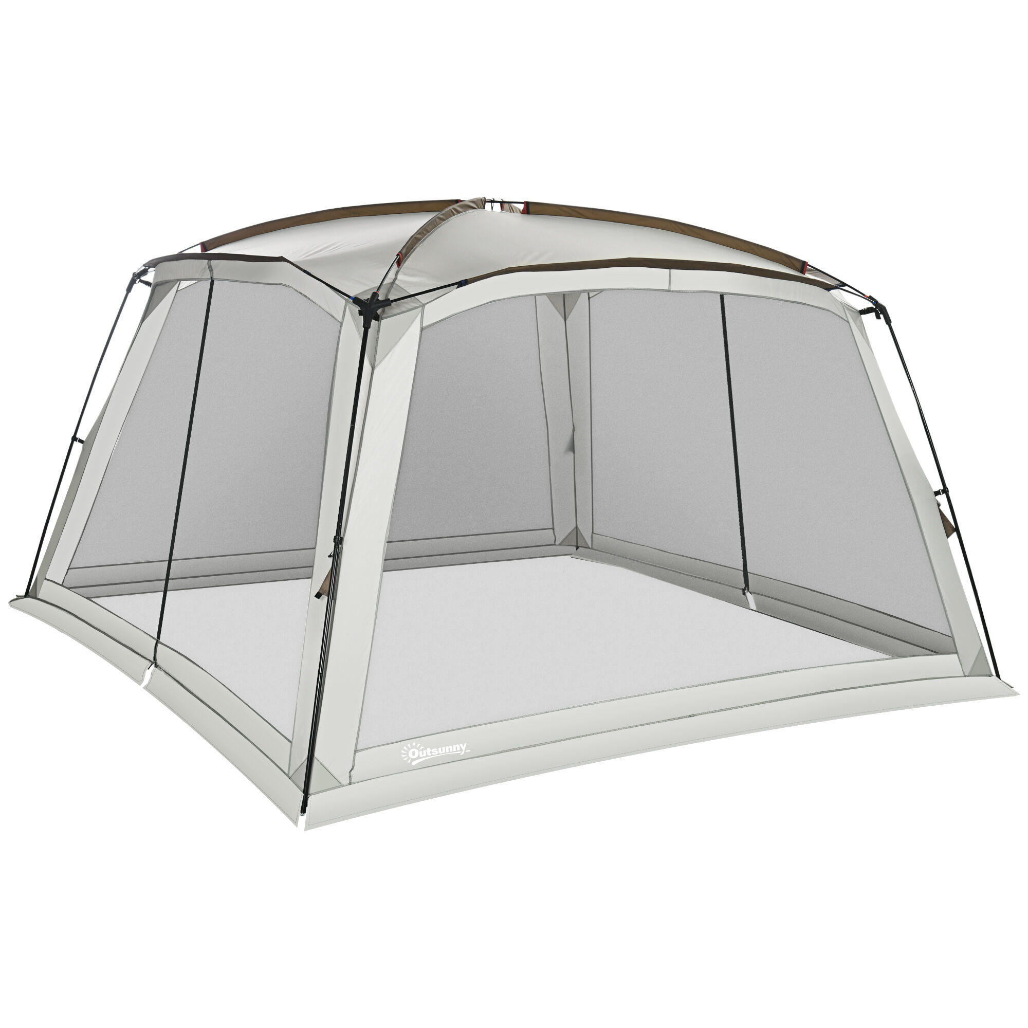 Outsunny 12x12 Screen House UV50+ Protection Tent with 2 Doors Easy Setup for Outdoor Camping Patios with Carry Bag   Aosom.com