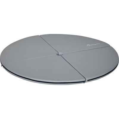 Soozier Extra-Protective 2"T x 5'W Foldable Pole Dance Mat Light Gray with Handle Lightweight Aosom.com Soozier Extra-Protective 2"T x 5'W Foldable Pole Dance Mat Light Gray with Handle Lightweight Aosom.com