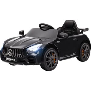 Qaba Mercedes-Benz AMG GTR Licensed 12V Battery Powered Kids Electric Car w/ Remote Control & Soft Start, Black Aosom.com Qaba Mercedes-Benz AMG GTR Licensed 12V Battery Powered Kids Electric Car w/ Remote Control & Soft Start, Black Aosom.com