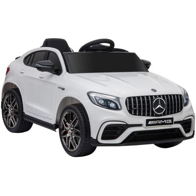 Aosom 12V Kids Ride-On Car Electric Toy Car, Licensed Mercedes-Benz with Remote Control 2 Speeds MP3 Light Horn Suspension White Aosom.com Aosom 12V Kids Ride-On Car Electric Toy Car, Licensed Mercedes-Benz with Remote Control 2 Speeds MP3 Light Horn Suspension White Aosom.com