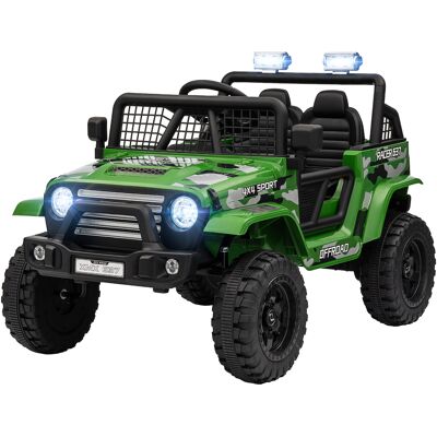 Qaba 12V Ride on Car, Ride on Truck w/ Remote, 4 Suspension Wheels, 3 MPH Max Speeds, Music, Horn, Lights, Green Aosom.com Qaba 12V Ride on Car, Ride on Truck w/ Remote, 4 Suspension Wheels, 3 MPH Max Speeds, Music, Horn, Lights, Green Aosom.com