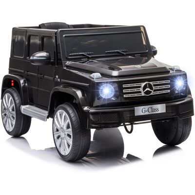 Aosom Mercedes Benz G500 Kids 12V Electric Ride On Car with Remote Control, Music, Suspension Wheels, Black for Ages 3-8 Aosom.com Aosom Mercedes Benz G500 Kids 12V Electric Ride On Car with Remote Control, Music, Suspension Wheels, Black for Ages 3-8 Aosom.com