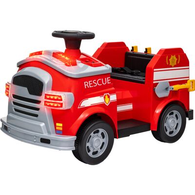 Qaba Kids Power Wheels Car, 12V Battery Powered Toddler Car with Siren, Flashing Lights Fire Extinguisher & Horn Music for Ages 3-5 Aosom.com Qaba Kids Power Wheels Car, 12V Battery Powered Toddler Car with Siren, Flashing Lights Fire Extinguisher & Horn Music for Ages 3-5 Aosom.com