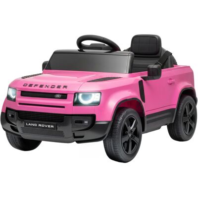 Qaba 12V Ride on Car Licensed Land Rover with Remote, Suspension, Slow Start, 3 Speeds, Lights, Music, Horn for 3-5, Pink Qaba 12V Ride on Car Licensed Land Rover with Remote, Suspension, Slow Start, 3 Speeds, Lights, Music, Horn for 3-5, Pink