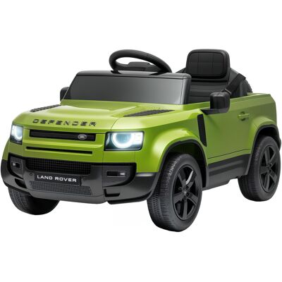 Qaba 12V Ride on Car Licensed Land Rover with Remote, Suspension, Slow Start, 3 Speeds, Lights, Music, Horn for 3-5, Green Qaba 12V Ride on Car Licensed Land Rover with Remote, Suspension, Slow Start, 3 Speeds, Lights, Music, Horn for 3-5, Green