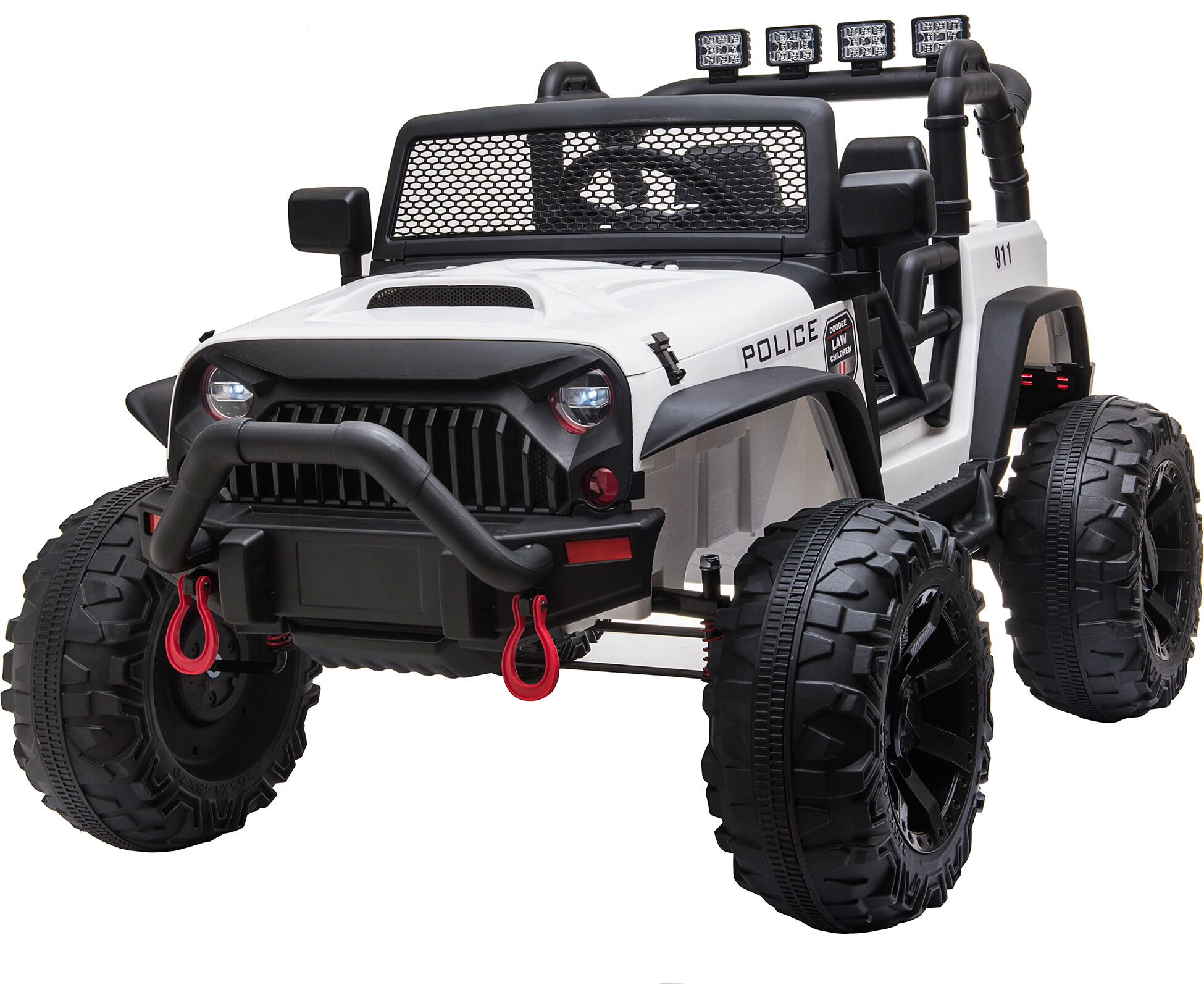 Aosom 12V 2-Seater Kids Electric Ride-On Car, White Off-Road UTV Truck with Remote Control, 2 Motors   Aosom.com Adventure Toys