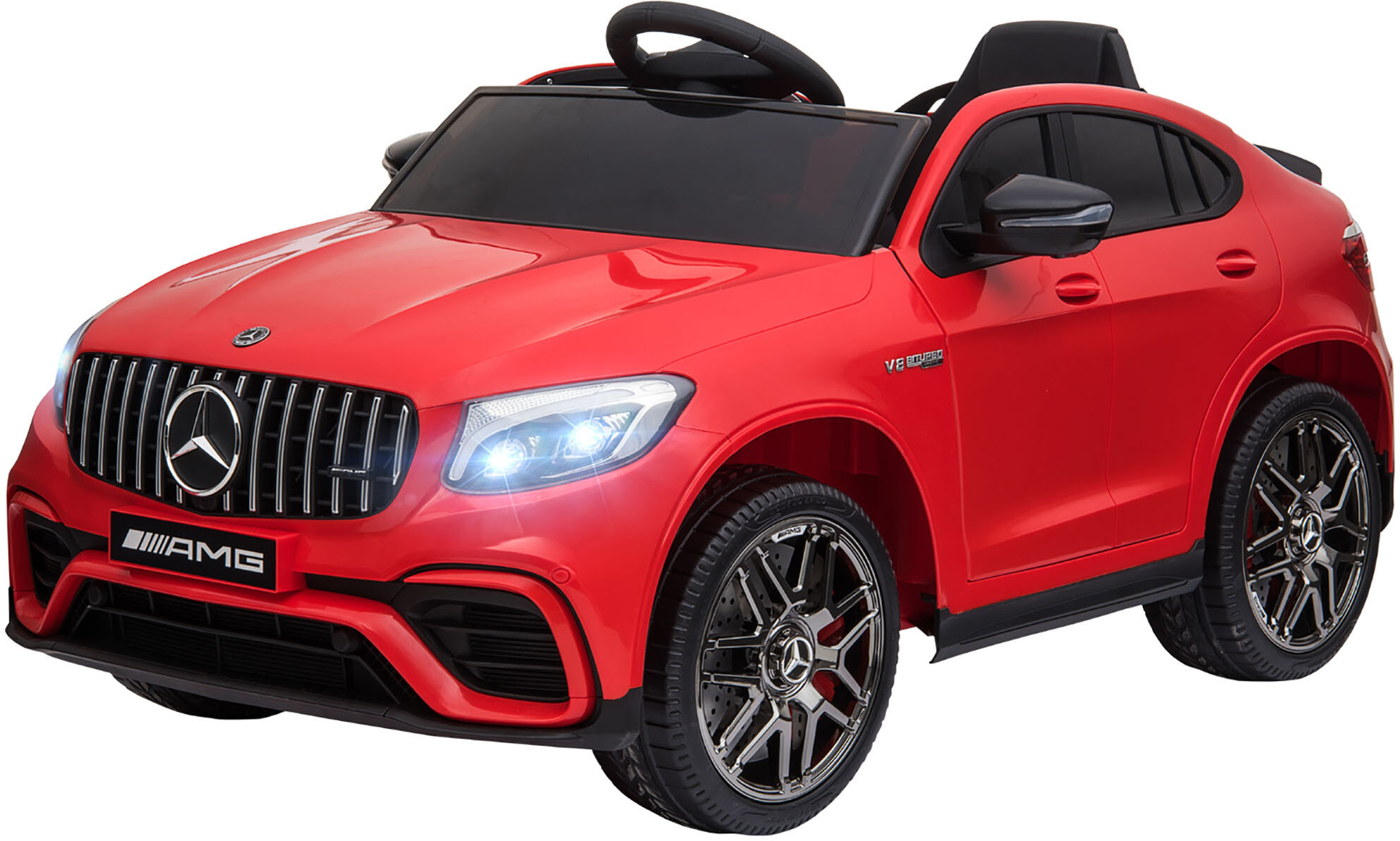 Aosom Licensed Mercedes-Benz 12V Kids Remote Ride On Car with Control Red   Aosom.com