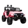 Aosom Electric Off-Road Truck 12V Kids Ride On Car Wheels with Remote Control MP3 Music Adjustable Speed Pink   Aosom.com