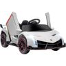 Aosom Licensed Lamborghini Veneno Kids 12V White Ride-On Car with RC Bluetooth Suspension Horn Music Lights   Aosom.com