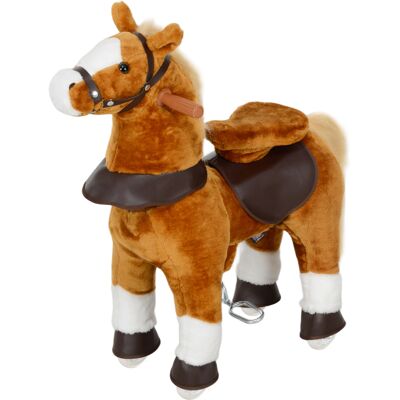 Qaba Ride on Horse, Walking Horse Toy Kids Riding Pony w/ Wheels, Neighing Sound for 3-5 Years, up to 132 Pounds Aosom.com Qaba Ride on Horse, Walking Horse Toy Kids Riding Pony w/ Wheels, Neighing Sound for 3-5 Years, up to 132 Pounds Aosom.com