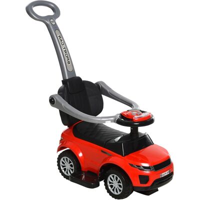 Aosom Kids 3 in 1 Push Car Ride-On Stroller Sliding Walking Toy with Horn Music Light Secure Bar for Boys Girls 1-3 Years Old Red Aosom.com Aosom Kids 3 in 1 Push Car Ride-On Stroller Sliding Walking Toy with Horn Music Light Secure Bar for Boys Girls 1-3 Years Old Red Aosom.com