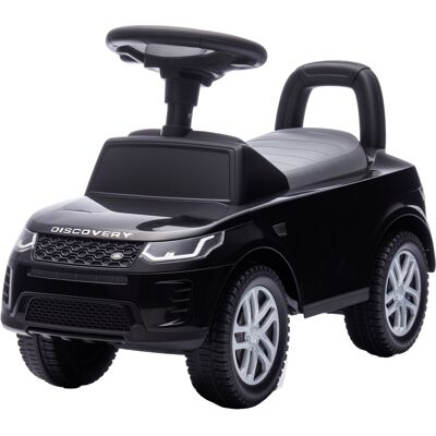 Qaba Land Rover Licensed Ride On Car for Kids, Toddler Baby Push Car with Under Seat Storage, for 18-36 Months, Black Qaba Land Rover Licensed Ride On Car for Kids, Toddler Baby Push Car with Under Seat Storage, for 18-36 Months, Black