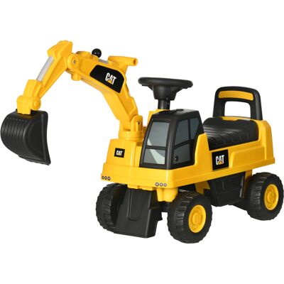 Aosom CAT Licensed Ride-On Excavator Toy, Yellow, with Shovel, Horn, for Toddlers 18-36 Months Aosom.com Aosom CAT Licensed Ride-On Excavator Toy, Yellow, with Shovel, Horn, for Toddlers 18-36 Months Aosom.com