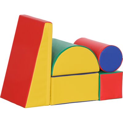 Soozier 5 Piece Climb and Crawl Activity Play Set, Assorted Aosom.com Soozier 5 Piece Climb and Crawl Activity Play Set, Assorted Aosom.com
